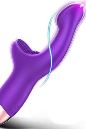 G-Spot Vibrator With Tickler, Dual Motors Rechargeable Silicone Stimulator With 10 Vibration Modes Waterproof Sex Toys For Female, Couples