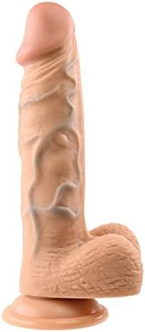 Evolved 8" Realistic Dildo W/Balls - Image 2