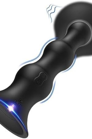 Anal Vibrator Inflatable Butt Plug Remote Prostate Massager With Automatic Inflation Max 8.5Cm And 10 Vibrating Modes For Adult Male Female Prostate Stimulator Anal Sex Toys For Men Women Pleasure