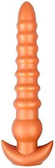 Super Long Anal Beads, Liquid Silicone Thread Anal Plugs G-Spot Dildo Vaginal Stimulation Prostate Massage For Men Women Couple Sex Factory (L)
