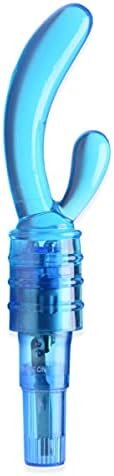Trinity Vibes Blue Slim Rabbit Rocket Vibrator | Flexible And Fun | Sex Toys For Women