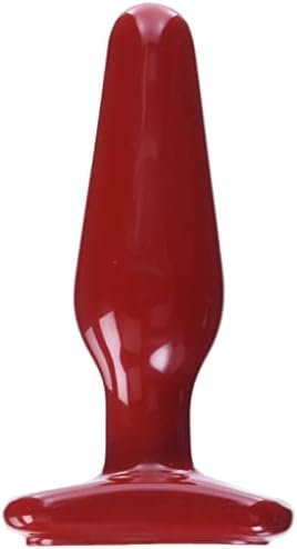 Doc Johnson Red Boy - Medium Butt Plug - 5.5 In. Long And 1.6 In. Wide - Prostate Stimulating Anal Toy - For Beginner And Intermediate Anal Players