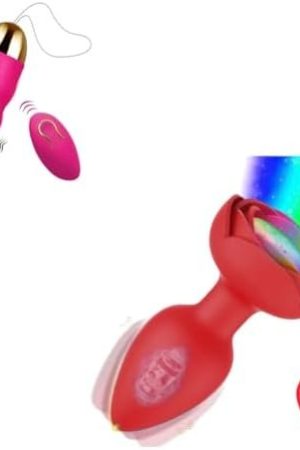 Leqc Bullet Vibrator Vibrating Eggs & Leqc Vibrating Butt Plug Anal Plug Anal Sex Toys