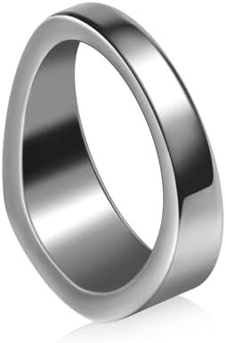 Stainless Steel Male Penis Rings Delay Glans Ring Cock Stretcher Penis Weights For Longer Stronger Pleasure Adult Sex Toys Romi (S) - Image 2