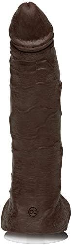 Doc Johnson Signature Series - Jason Luv - 10 Inch Realistic Ultraskyn Dildo With Removable Vac-U-Lock Suction Cup - F-Machine & Harness Compatible - For Adults Only, Chocolate - Image 2