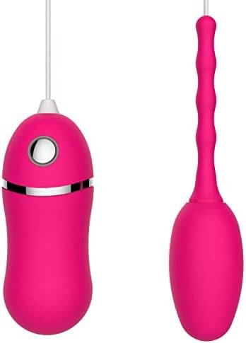 Egg Vibe Bullet - Rose Silicone Bullet Vibrator - 10 Variable Frequencies, Remote Control, Aaa Batteries - Passionate Red Pleasure Toy