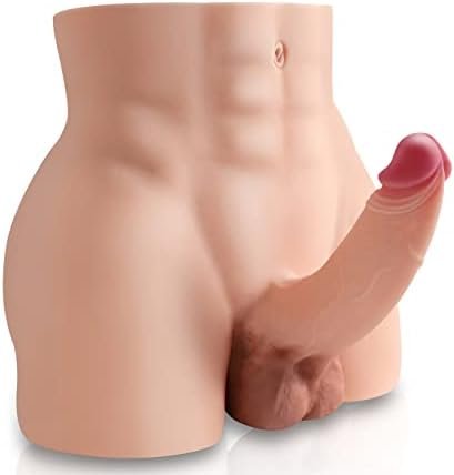 Sex Doll Life Size Sex Doll Full Size Sex Doll Torso With Realistic Huge Dildo, Male Sex Doll For Women With Thick Dildo Penis And Tight Anus, Sexdoll Unisex Female Sex Toys For Women Couples, 24.5Lb - Image 2