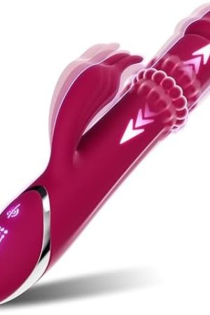 Vibrator Dildos Women Sex Toys - Adult Toys 3 In1 G Spot Vibrator With 7 Vibration And 7 Beads Sliding Modes Thrusting Vibrator, Female Couple Sex Toys Dildo Clitoral Stimulator Adult Sex Toys & Games
