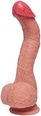Realistic Silicone Dildo For Women: 8.3 Inch Big Anal Dildo With Suction Cup For Hands-Free Play, Dildo Women Massaging Vagina G-Spot Adult Sex Toy, Suction Toys For Women, Suitable For Women And Men