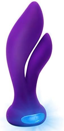 Imo Vibrating G-Spot Rabbit Massager - Dual Motors Stimulation Vibrator - Quiet Yet Powerful - Rechargeable & Waterproof - Best For Women Or Couples (Purple)