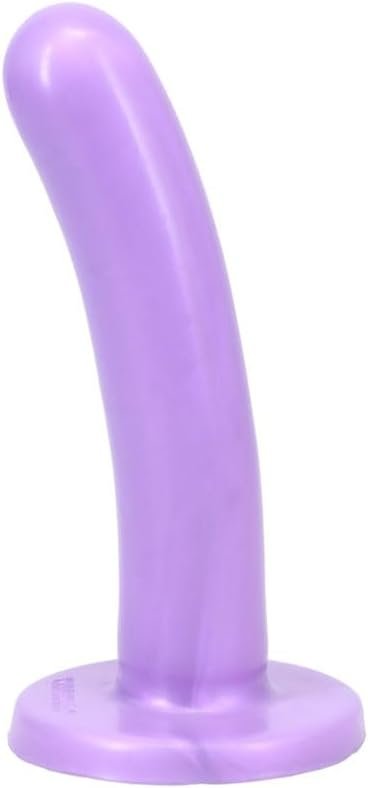 Tantus Sex/Adult Toys Silk Dildo - 100% Ultra-Premium Glossy Flexible Silicone Dilators Harness Compatible For Anal, Vaginal, Beginners, Men, Women - Medium, Lavender