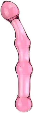 Crystal Glass Dildo Prostate Massager G Spot Stimulator,Long Glass Dildo Crystal Penis Thruster Pleasure Wand Anal Plug Vaginal Sex Toy Anal Beads Butt Plug For Couple Women (Style 6)