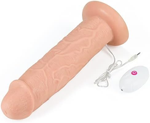 Adult Sex Toy, 11" Vibrating Huge Dildo Vibrating Butt Plug With 10 Functions Realistic Anal Dildo With Suction Cup Dildo Vibrator Big Horse Dildo Large Strap On Dragon Thick Long Dildo Flesh - Image 2