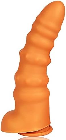 Ultral Soft Realistic Dildo Liquid Silicone Anal Beads Thread Anal Plugs For Men Women Sex Factory (Xl)