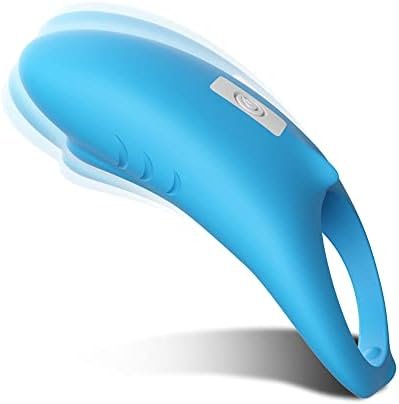 Vibrating Cock Ring, Adult Sex Toy For Couples And Male Longer-Lasting Erection, 9 Modes Powerful Vibration, Usb Rechargeable Waterproof Adult Toys Penis Ring Vibrator (Blue)