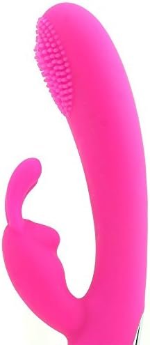 Calexotics Embrace 7-Function Waterproof Silicone Massaging Rabbit With Triple Motors Usb Rechargeable Dual Massager Vibrator, Purple - Image 2