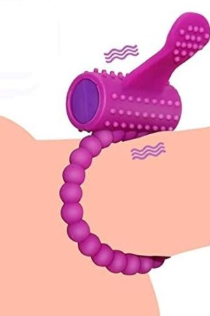 Vibrating Clitoral Stimulator Cock Ring, Silicone Penis Ring With Vibrator Ejaculation Delay Erection Enhance Adult Erotic Sex Toys For Men Couples
