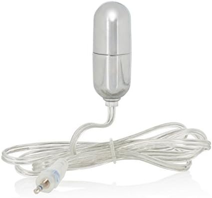 Calexotics Sterling Collection - Mini Wired Bullet Egg Vibrator - Sex Toys For Couples - Adult Vibe Massager - Silver - 1.5 Inch - Image 3