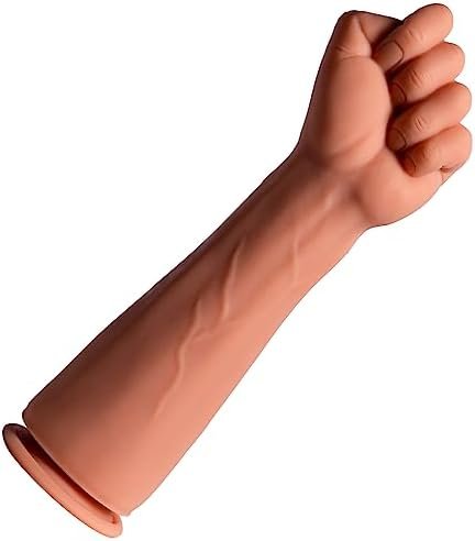 Huge Silicone Clenched Fisting Dildo, 13 Inch Extra Large Fist Dildo Anal Plug For Fist Sex, Realistic Hand Dildo With Suction Cup G-Spot Vaginal Masturbation Fisting Sex Toy For Unisex Couple Gay - Image 2