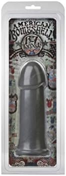 Doc Johnson American Bombshell - B-7 Torpedo - Vac-U-Lock And F Machine Compatible Dildo Or Butt Plug - Gunmetal Grey - Image 2