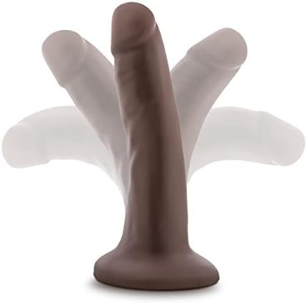 Dr. Skin Plus - 5 Inch Realistic Posable Dildo - Suction Cup Base For Hands Free Play And Harness Compatible - Triple Density And Flexible Sex Toy For Him Her Couples - Image 3