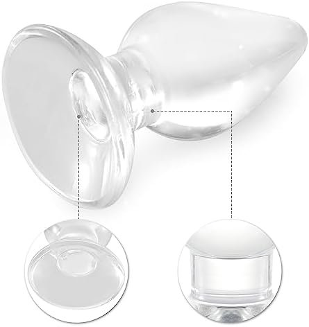 Anal Plug Sex Toy With Powerful Suction Cup, Clear Anal Training Expander Anal Beads Plug Adult Sex Toy For Men, Women, Experts(9Inch) - Image 3