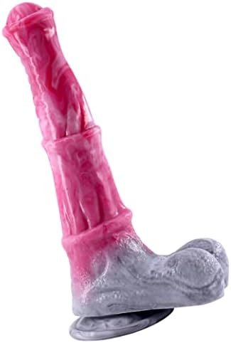 Super Huge Horse Dildo 14 Inch Realistic Dildo With Suction Cup, Thick Long Silicone Dragon Dildo Anal Plug Adult Toys For Men And Women Couples