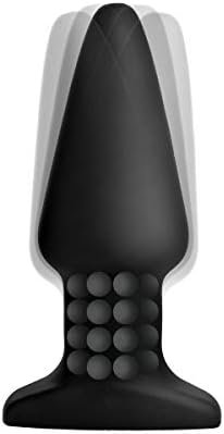 Rimmers Rippled Rimming Plug With Remote, Model I, Black - Image 2
