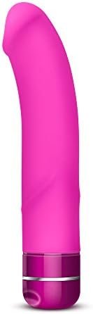 Blush Beau - 8.5 Inch Platinum Puria Silicone Deep Rumbly Vibrating Dildo - Curved For G Spot - Ipx7 Waterproof - Ultrasilk Smooth Vibrator Sex Toy For Women Men Couples - 5 Year Warranty - Pink - Image 3