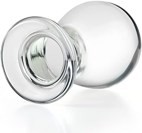 Fst Crystal Glass Anal Plug Classic Bulb Butt Plug For Vagina Prostate Massage Transparent Anus Dilator Anal Masturbation Training Toy Unisex Anal Sex Toy