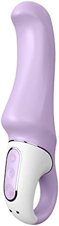 Satisfyer Charming Smile G-Spot Vibrator - Vibrating Dildo, Ergonomic Curved Shaft, 12 Vibration Programs, Retaining Ring - Soft Silicone, Waterproof, Rechargeable