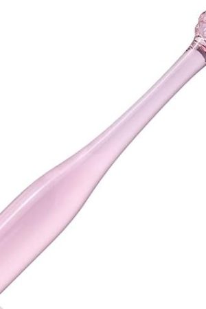 Crystal Anal Butt Plug Sex Toy Pink Glass Pleasure Wand Anal Plug Trainer Double-Ended Anus Butt Plug Penis For Couples Women Men G-Spot Stimulation Prostate Massager Anal Sex Play Dildo
