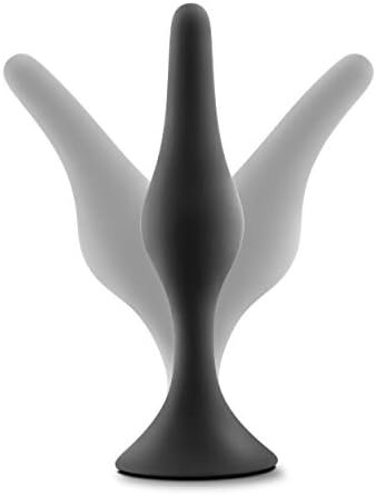 Anal Adventures Platinum Silicone Beginner Plug Kit - Three Different Sized Tapered Plugs For Anal Training - Comfortable Base For Safety And Long Term Wear - Sex Toys For Him Her Couples Black - Image 3