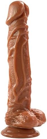 10 Inch Realistic Slim Dildo With Strong Suction Cup Base For Beginner,Lifelike Penis Cock Ball For G Spot Dildo Dong,Vaginal Stimulation - Image 3