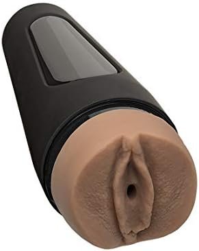 Doc Johnson Main Squeeze - Girls Of Social Media - Brittanya187 - Squeeze Plate For Precise Pressure - Twist End Cap To Control Suction - Discreet Premium Stroker - Male Masturbator, Vagina, Caramel