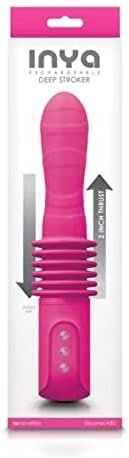 Ns Novelties Inya - Deep Stroker Rechargeable Thrusting Vibrating Wand- Pink - Image 2