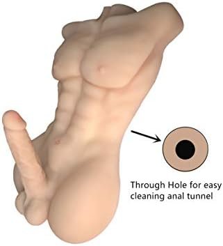 Solid Sex Dolls Realistic Human Torso Masturbation Dildo And Vaginal Love Dolls Dildo Sex Toys For Women For Men (Flesh Man, 21 X 13 X 6 In) - Image 3