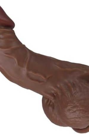Thick Realistic Dildos For G-Spot Stimulation Dildo, Curved Shaft Brown Dildos With Powerful Suction Cups, Dildo Vagina Anal Sex Toys For Women And Men 7.1 Inch Hands-Free Dildo Adult Toys