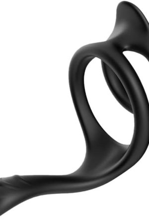 Penis Ring Sex Toy For Men,Silicone Cock Ring With Double Ring,Premium Stretchy Ultra Soft Penis Ring Cock Rings Erection Enhancing Sex Toys For Men And Couples Play