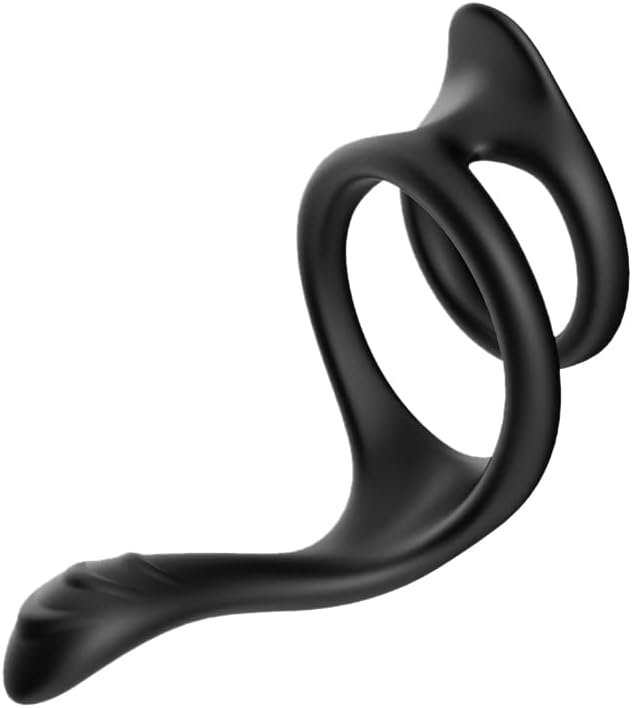 Penis Ring Sex Toy For Men,Silicone Cock Ring With Double Ring,Premium Stretchy Ultra Soft Penis Ring Cock Rings Erection Enhancing Sex Toys For Men And Couples Play