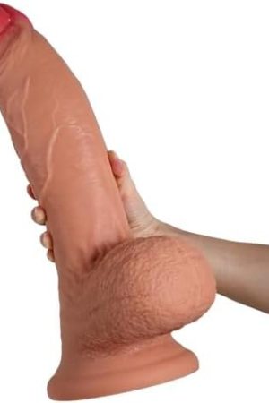 3.5" Diameter Huge Silicone Dildo,15 Inch Girthy Dual Density Giant Dildos With Suction Cup,Realistic Veins Full Balls Massive Xxl Extra Thick Fake Penis,Adult Sex Toy For Male Women Gay Anal Play