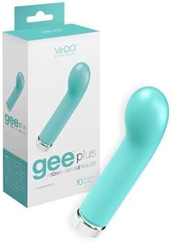 Vedo Gee Plus Rechargeable Vibe, Tease Me Turquoise