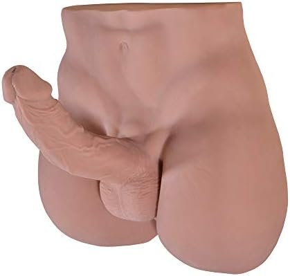 3D Realistic Sex Love Doll For Women With Flexible Dildo And Tight Anal Entry Fake Penis With Ball Adult Sex Toys For Female Masturbation-11X9.44X7.87Inch Brown - Image 2