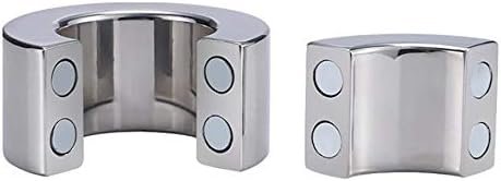 Vibrator Dildo For Women Vibrating Machine, Sex Toys For Women Vibrating Machine Pleasure Gifts Delay Ejaculation Stretcher-Testis Metal-Scrotum 1Pcs 630G Penis-Restraint Stainless-Steel Cock-Ring - Image 2