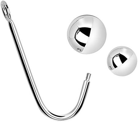 Anal Hook, Solid Single Ball Rope Hook With 2 Replaceable Balls And Ring, Bondage Fetish Toy For Unisex Adult - Image 3
