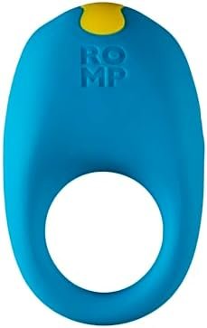 Romp Juke Vibrating Cock Ring - Stretchy Penis Ring - Longer-Lasting Erections & Clitoral Stimulation - 6 Vibration Modes - Waterproof - Adult Sex Toys For Men And Couples