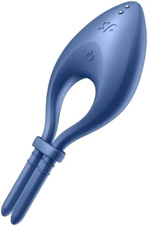 Satisfyer Bullseye | Cock Ring | Connect App | Ring Vibrator | Waterproof (Ipx7) | Rechargeable Battery | Skin-Friendly Silicone (Dark Blue)