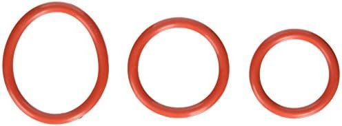 Heart 2 Heart Cock Ring Nitrile 3-Piece Set, Nude