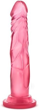 Blush B Yours - Sweet N Hard 5-7 1/2 Inch Realistic Translucent Soft And Firm Dildo - Easy To Clean Suction Cup Harness Compatible Adult Toy - Fragrance Free Sex Toys For Women Men Couples - Blue - Image 3