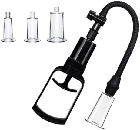 Nipple Sucker Enlargement Enlarger Set Nipple Clit Sucker Trigger Pump Enlarger Suction Vacuum Suck Enhancer Sex Toy Nipple Sucker （3 Sizes）
